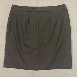 Ann Taylor Factory Black Pencil Skirt XL Business Career Stretch Knee Length